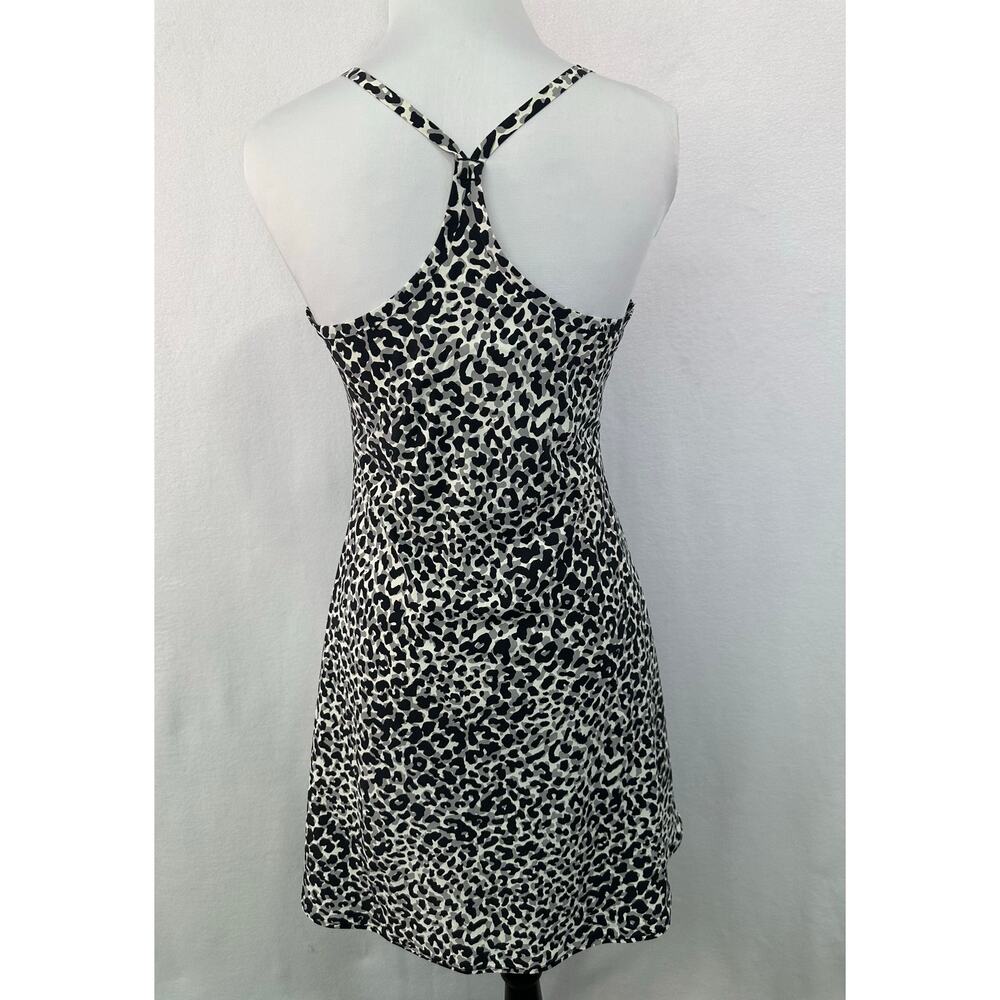Outdoor Voices The Exercise Dress Snow Leopard Print Built In Shorts Size M - Picture 4 of 11